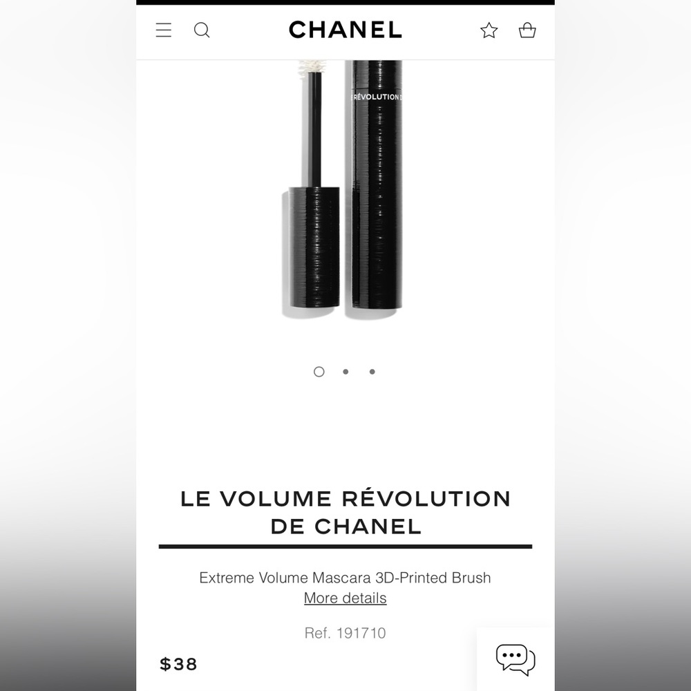 Chanel le volume revolution de Chanel sample in 10 noir